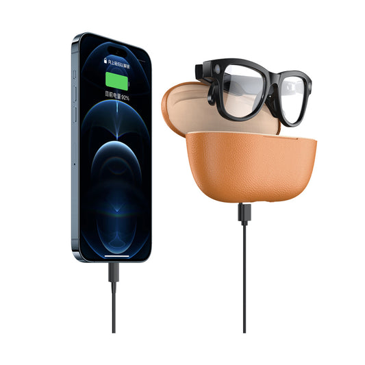 Smart Glasses With AI Translation 8MP Camera And Charging Case